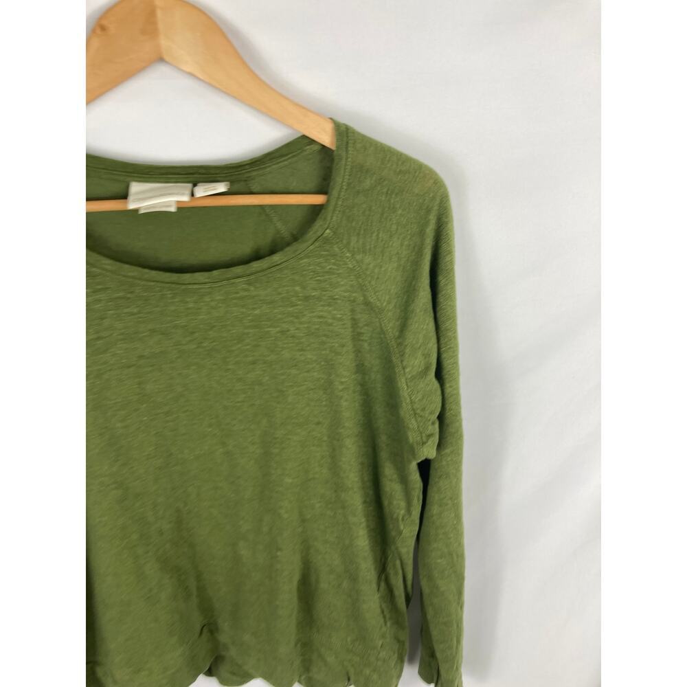 Cynthia Rowley 100% Linen Long Sleeve Top Size XL - Picture 2 of 4